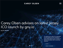 Tablet Screenshot of careyolsen.com